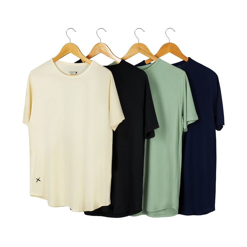 AO Split-Hem Tee (Mint Mist) 5